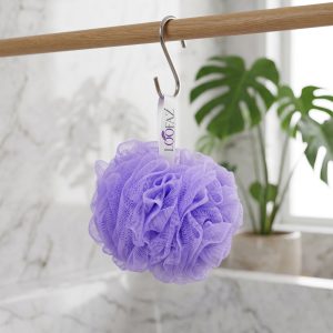 LOOFAZ Premium Bath Loofah – Lavender Purple