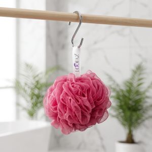 LOOFAZ Premium Bath Loofah – Blush Pink